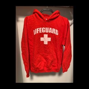 Red Lifeguard Sweatshirt